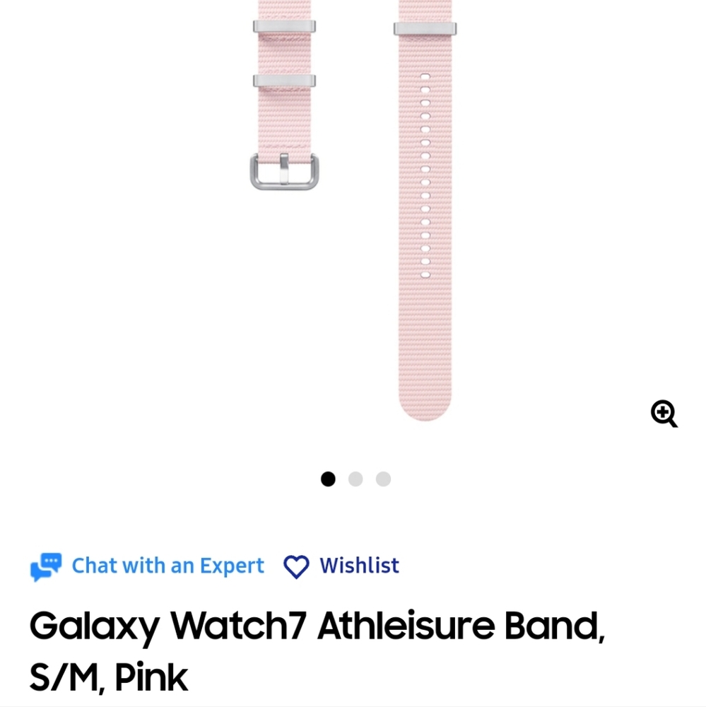 NWOT - Samsung Galaxy Watch 7 - Pink Athleasure Band